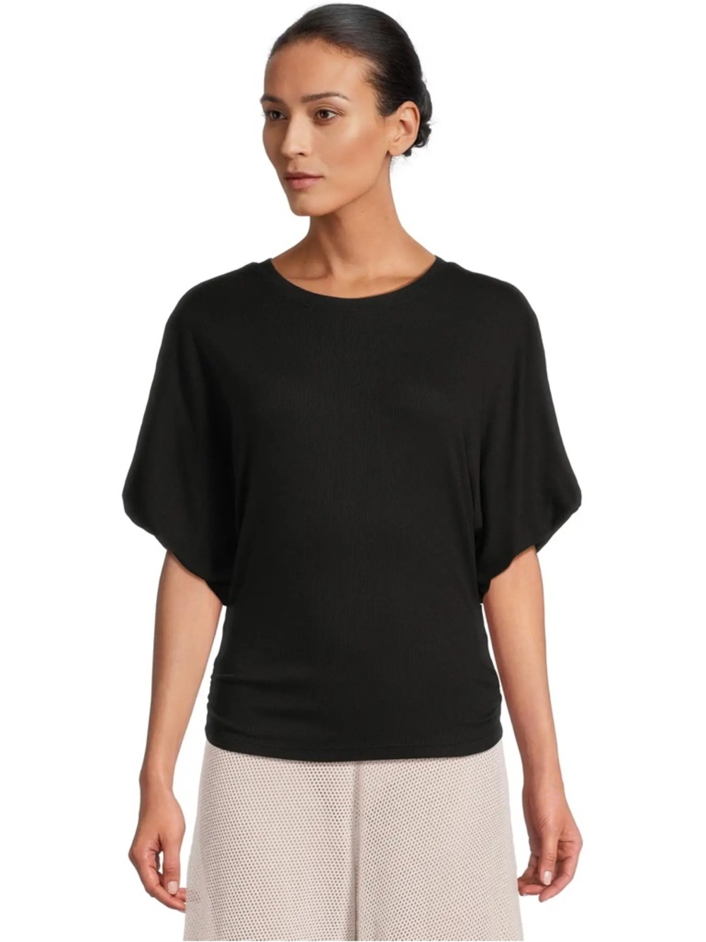 Michael Stars Black Dolman Sleeve Sweater
